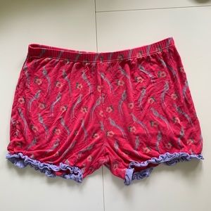 Kickee Pants Women’s PJ Ruffle Shorts